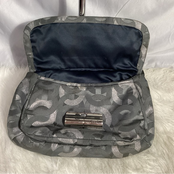 Coach Kristin Gray Optic Metallic Convertible Bag E1168-18281 - Picture 7 of 13
